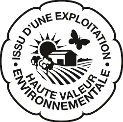 Logo de certification de Haute Valeur environnementale des Domaines Pedro dans le vignoble bordelais